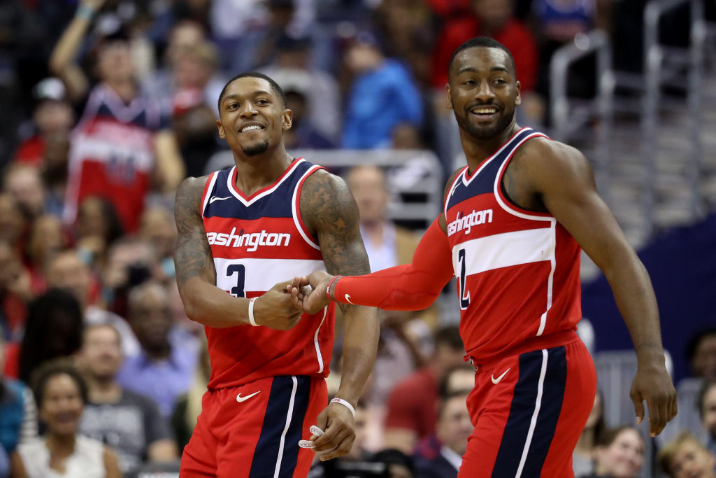 Wizards guards Bradley Beal and John Wall