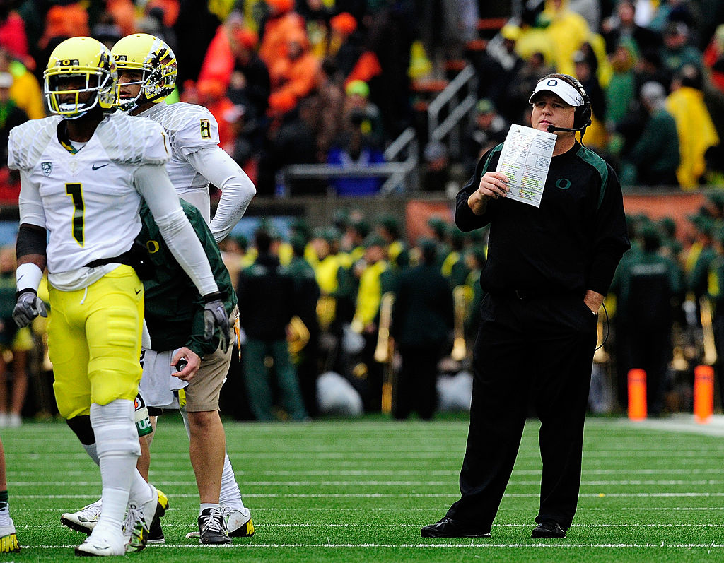 With the Oregon Ducks, Chip Kelly had one of the nation's best offenses