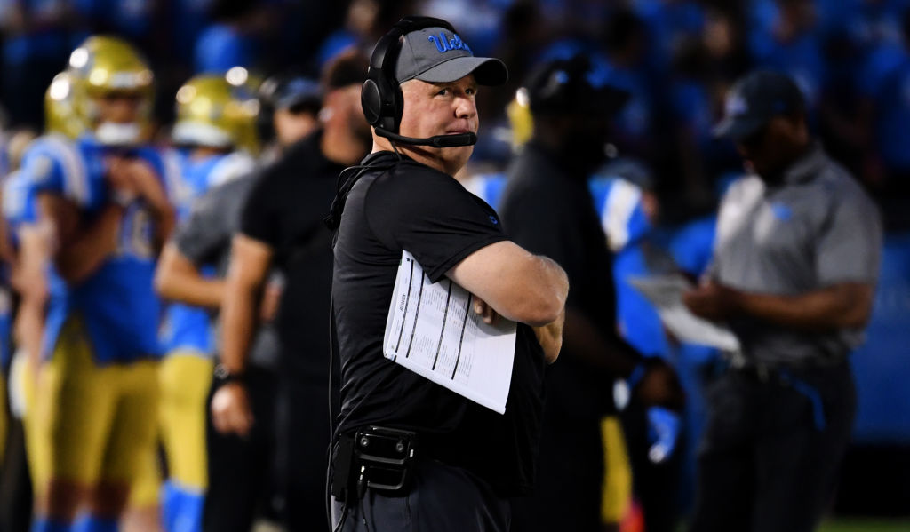 Head coach Chip Kelly of the UCLA Bruins