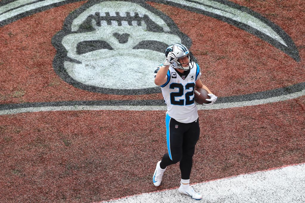 Panthers running back Christian McCaffrey