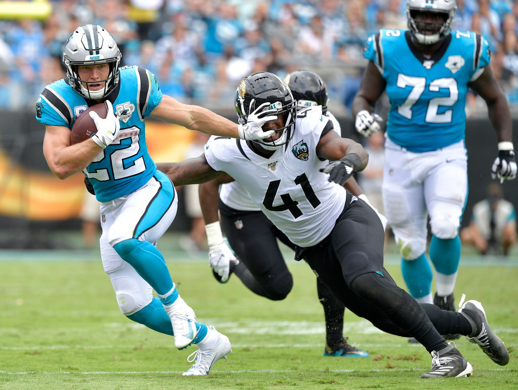 Panthers running back Christian McCaffrey