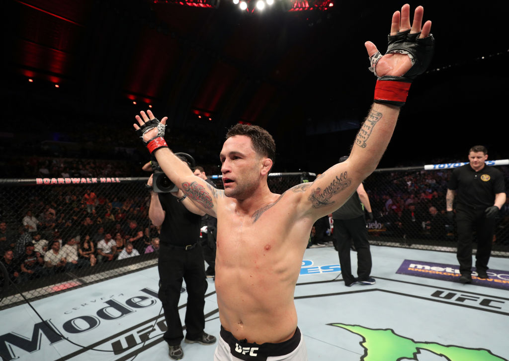 Conor McGregor and Frankie Edgar (pictured) are down to fight in a UFC bout, but it probably won't happen anytime soon.