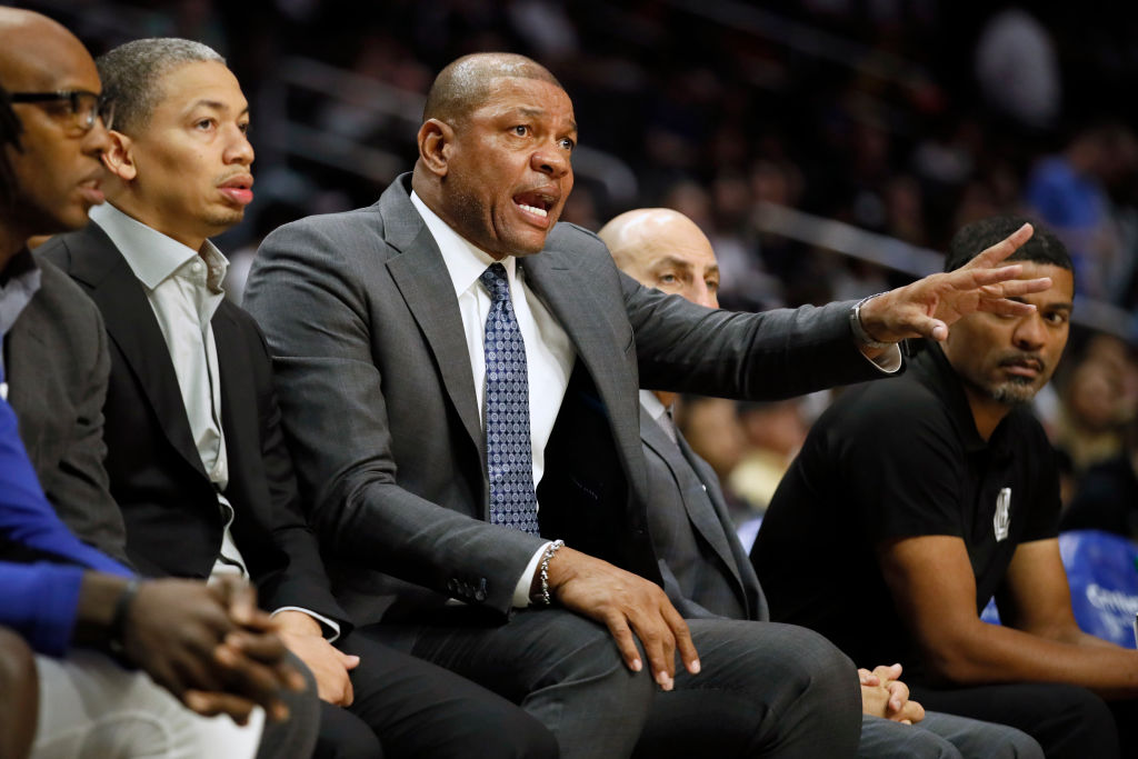 Head coach Doc Rivers is trying to lead the Los Angeles Clippers to NBA prominence.