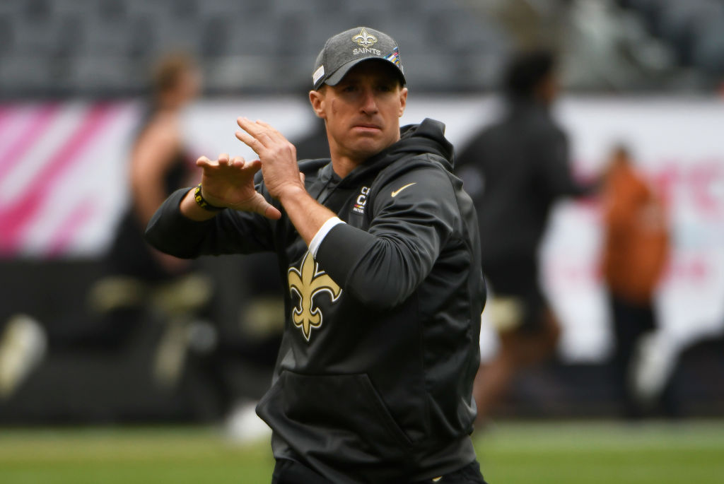 Drew Brees is making an early return after missing the team's last five games with a thumb injury