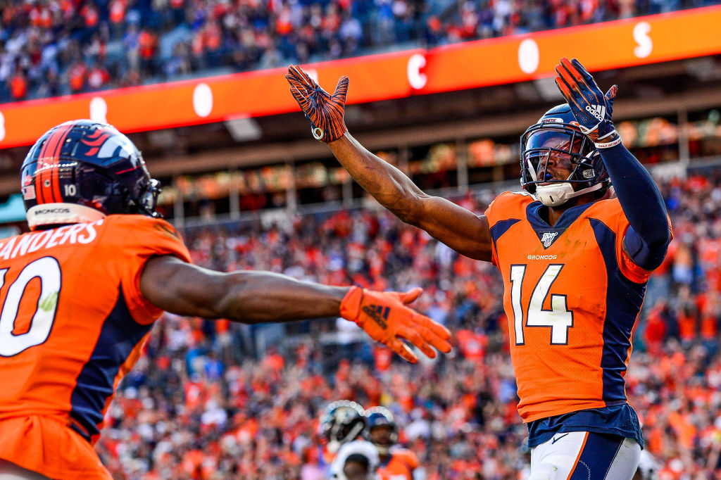 Broncos wide receiver Courtland Sutton