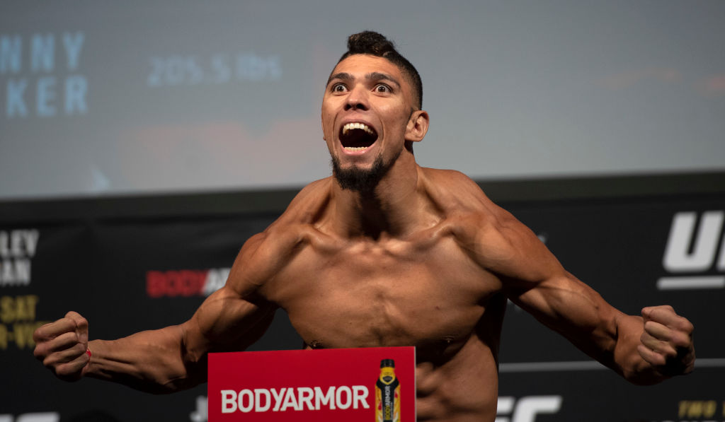 UFC fighter Johnny Walker at the UFC 235 weigh ins.