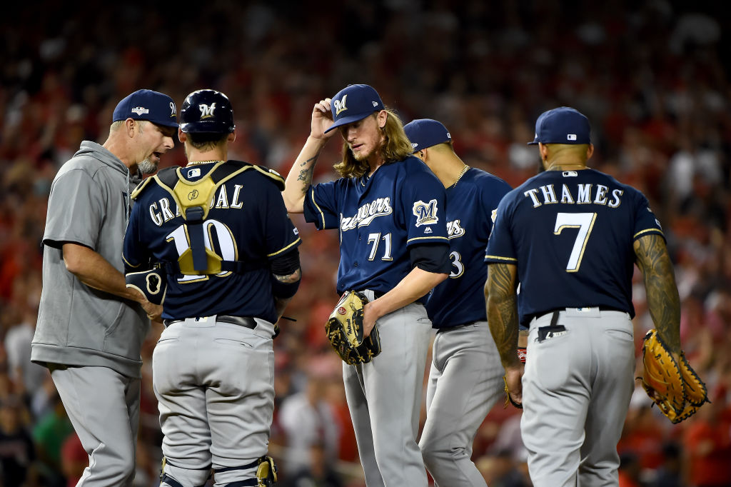 Josh Hader and the Milwaukee Brewers would have loved a shot at redemption in a three-game series