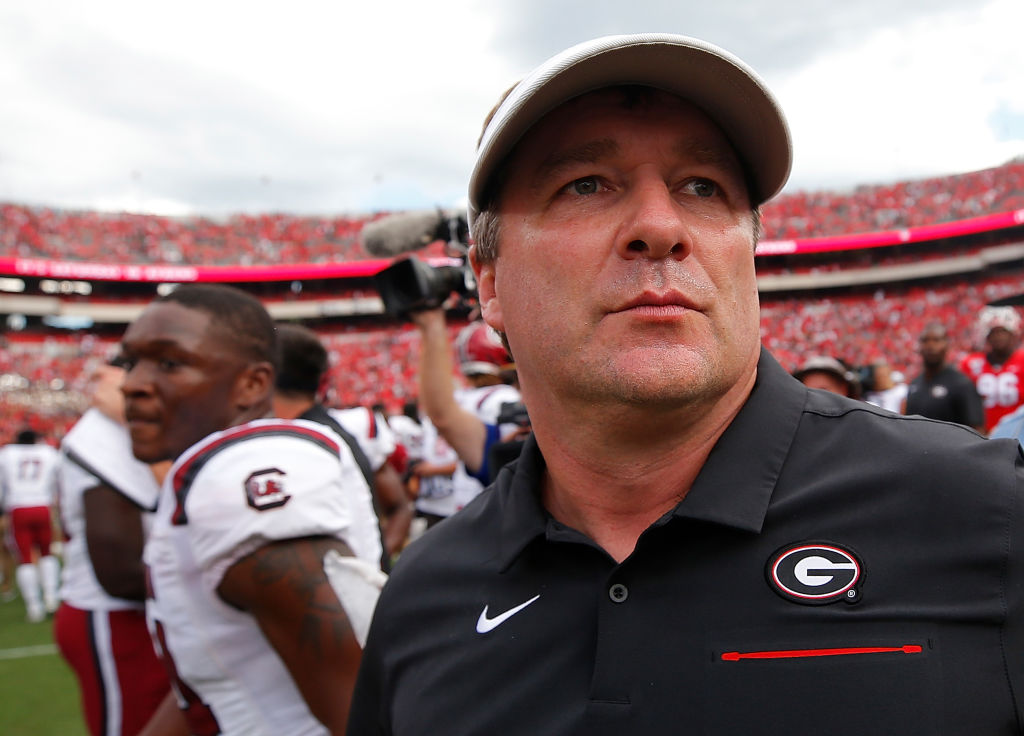 Head coach Kirby Smart of the Georgia Bulldogs was left dumbfounded by this upset