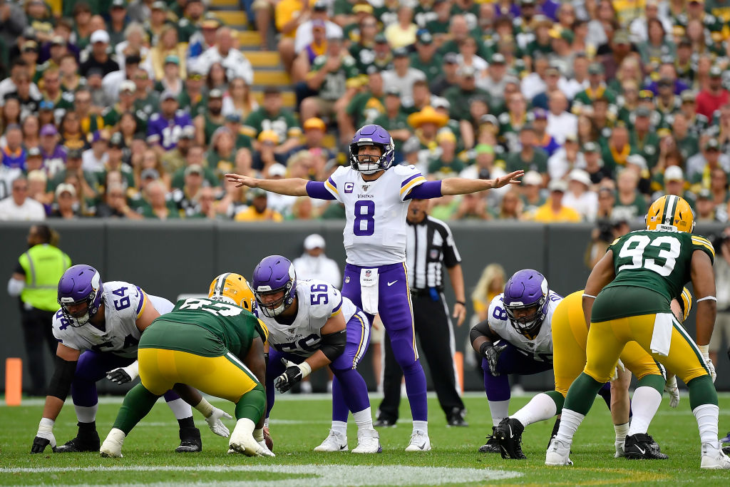 Vikings quarterback Kirk Cousins