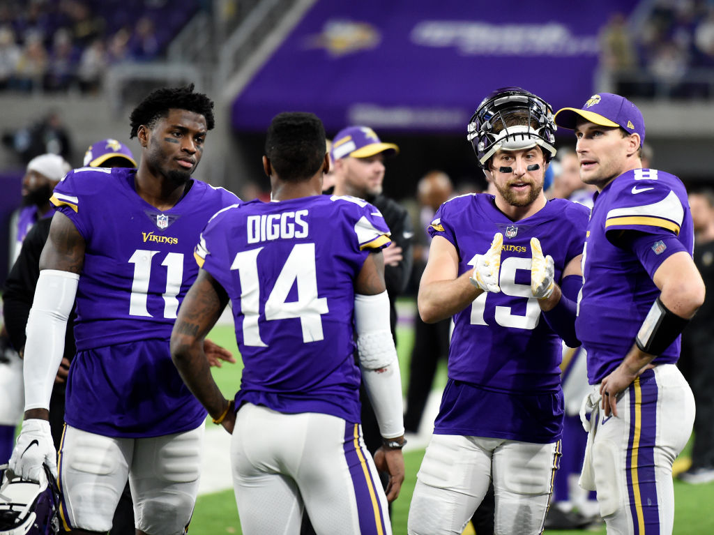 Vikings Kirk Cousins and Adam Thielen