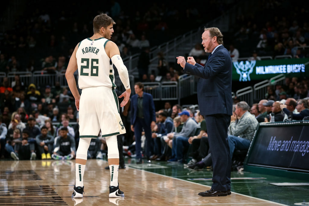 Kyle Korver (left) joined the Bucks for 2019-20, and he likes their chances to win the NBA Finals.