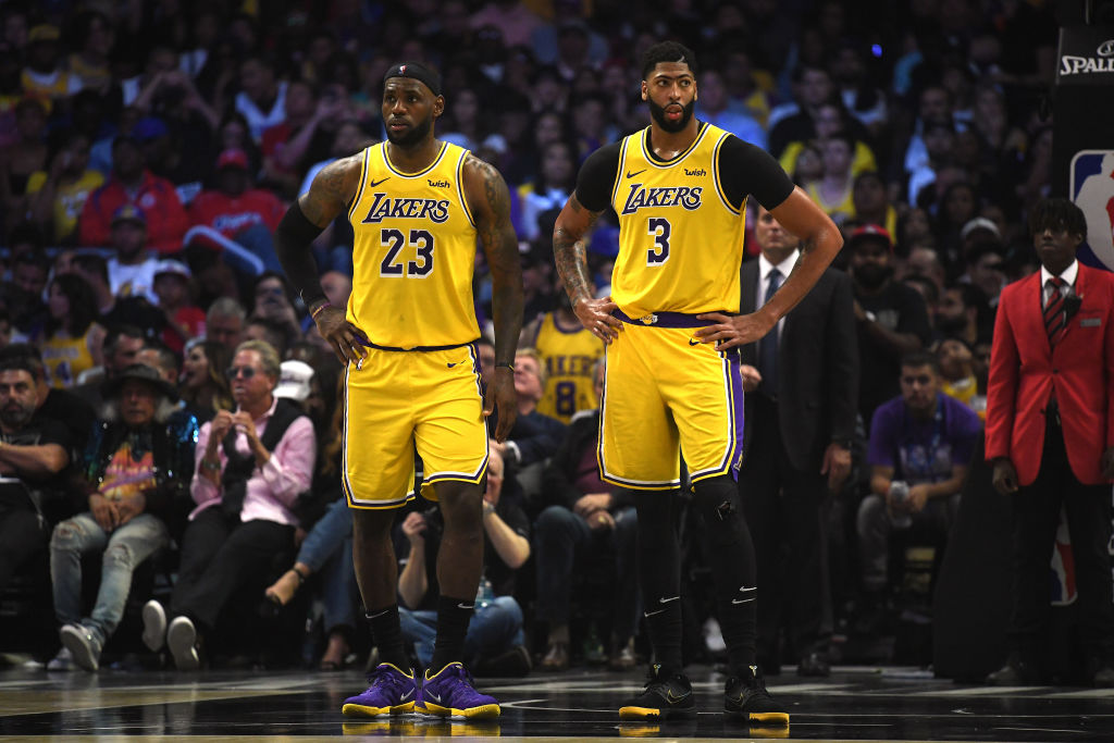 Kendrick Perkins played a part in bringing LeBron James (left) and Anthony Davis (right) together, and Lakers fans should thank him.