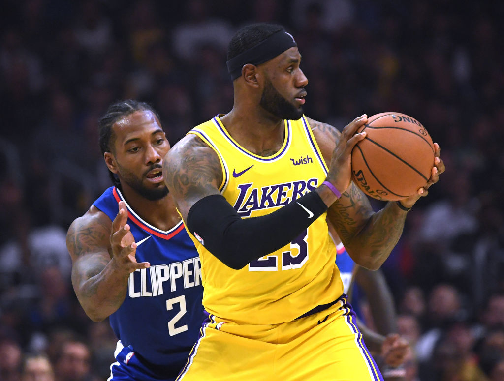 The NBA championship could run through LA this season with LeBron James and Kawhi Leonard in town