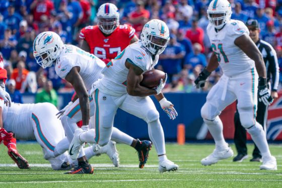 Despite the Miami Dolphins' struggles, running back Mark Walton has fantasy football potential.