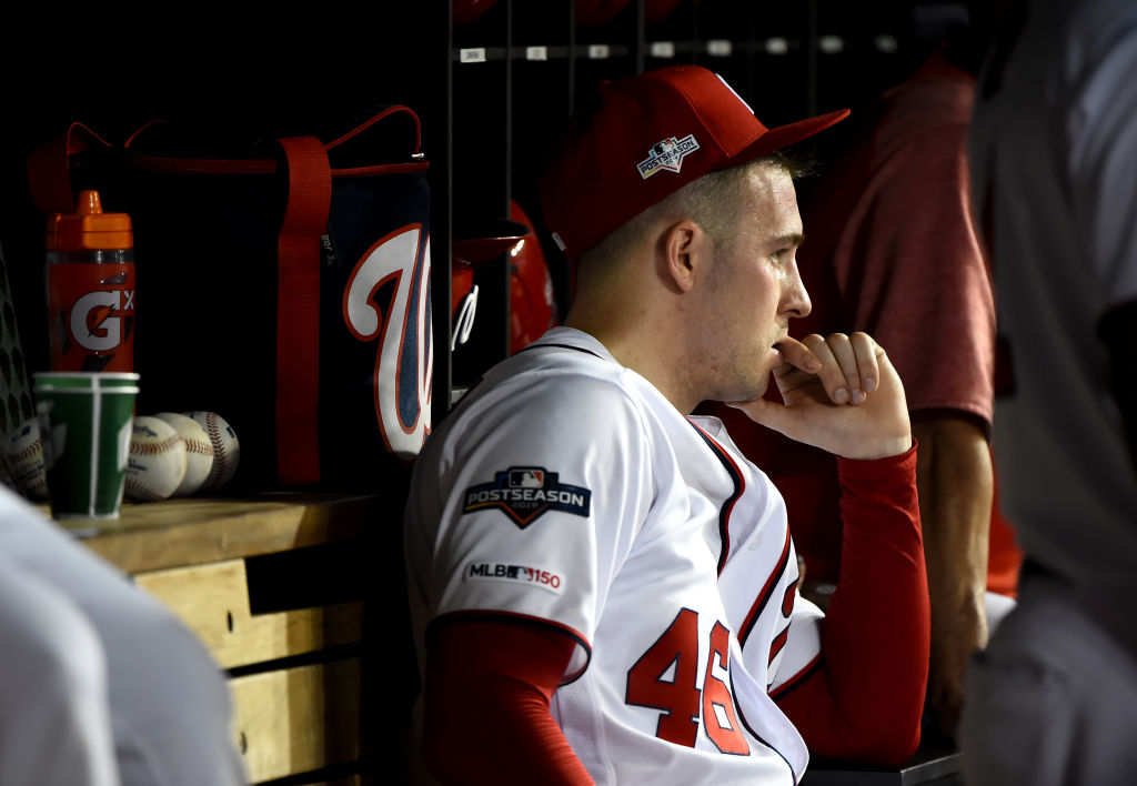 Pitcher Patrick Corbin #46 of the Washington Nationals
