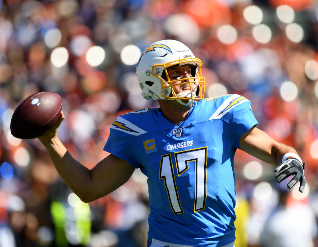 Philip Rivers #17 of the Los Angeles Chargers