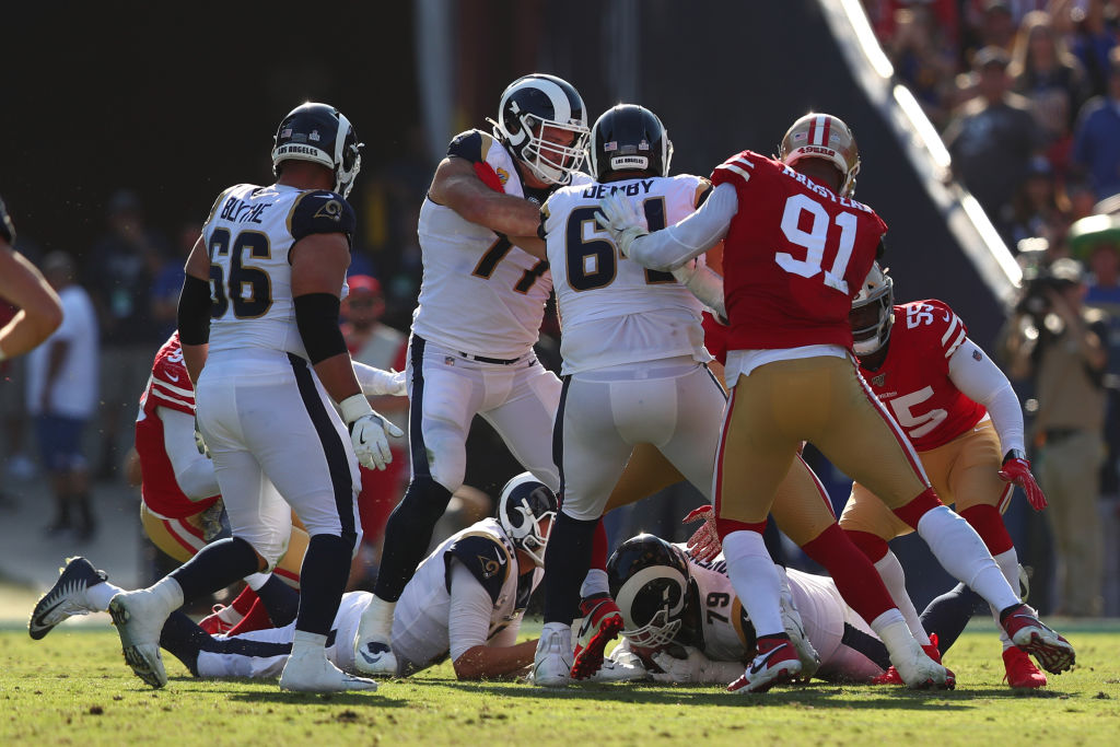 Rams offensive line