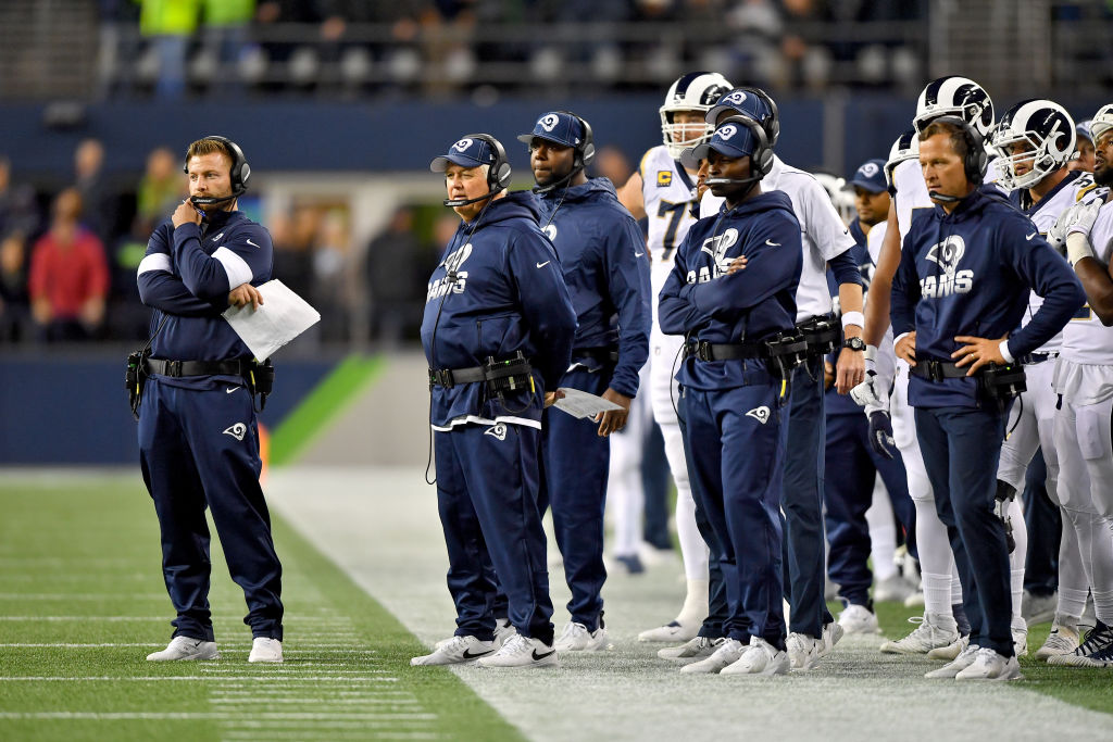 Rams head coach Sean McVay