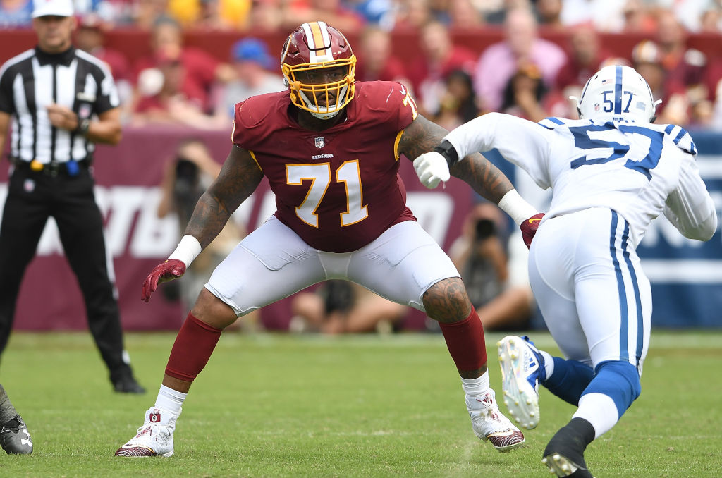 Redskins offensive tackle Trent Williams