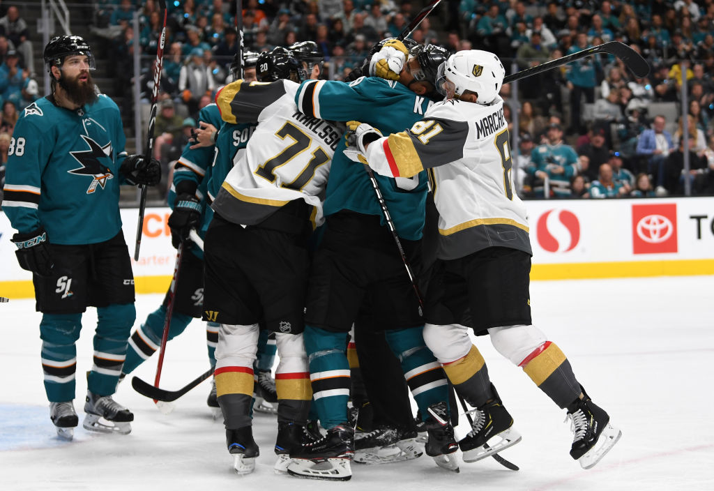 The Golden Knights and Sharks have plenty of bad blood
