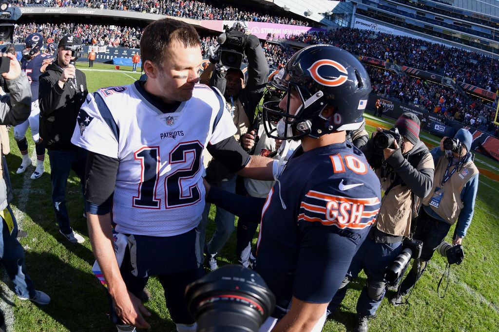tom brady in bears jersey