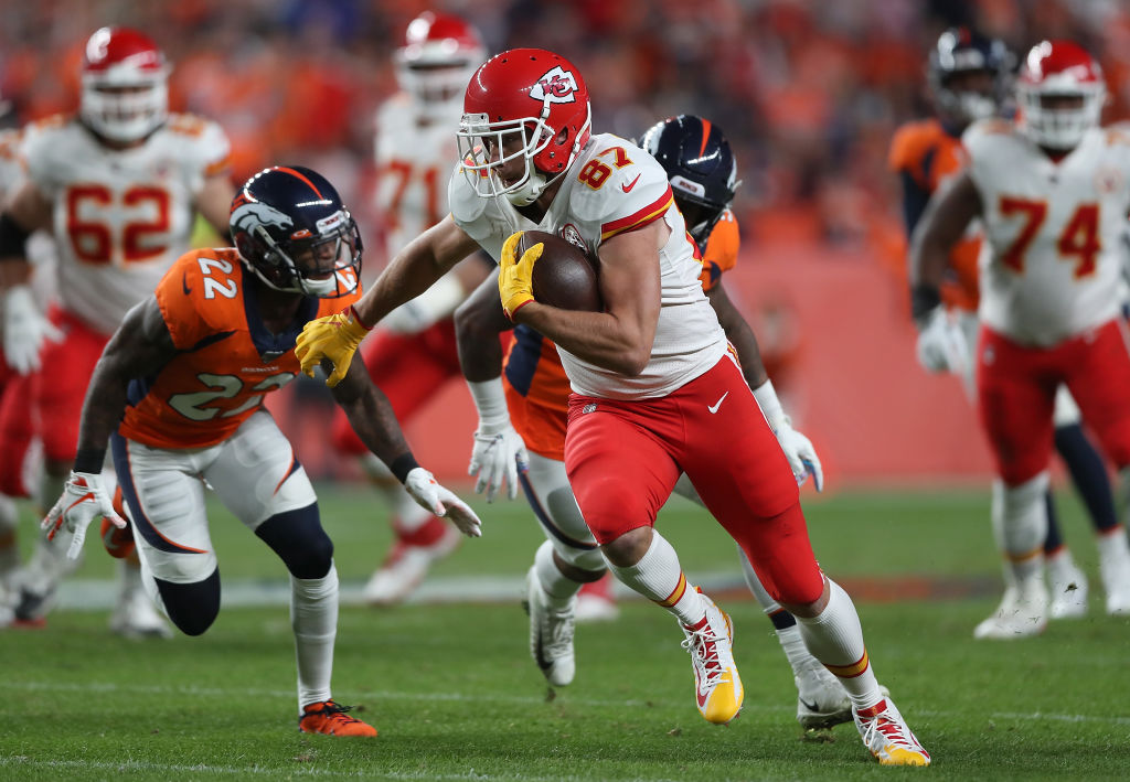 Kansas City Chiefs quarterback Matt Moore will look to target Travis Kelce against the Green Bay Packers.