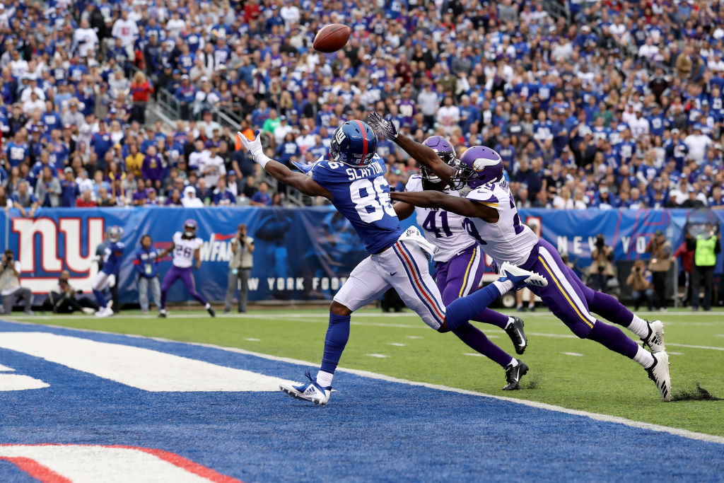 Giants wide receiver Darius Slayton