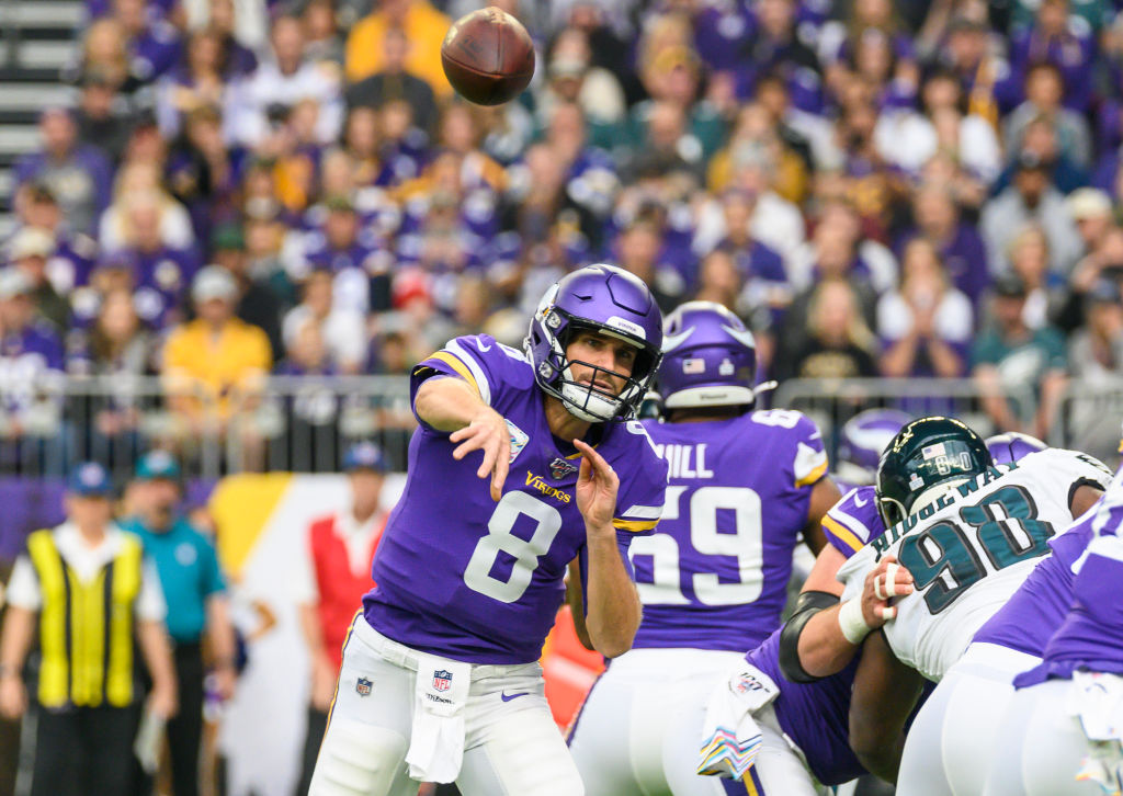 Vikings quarterback Kirk Cousins
