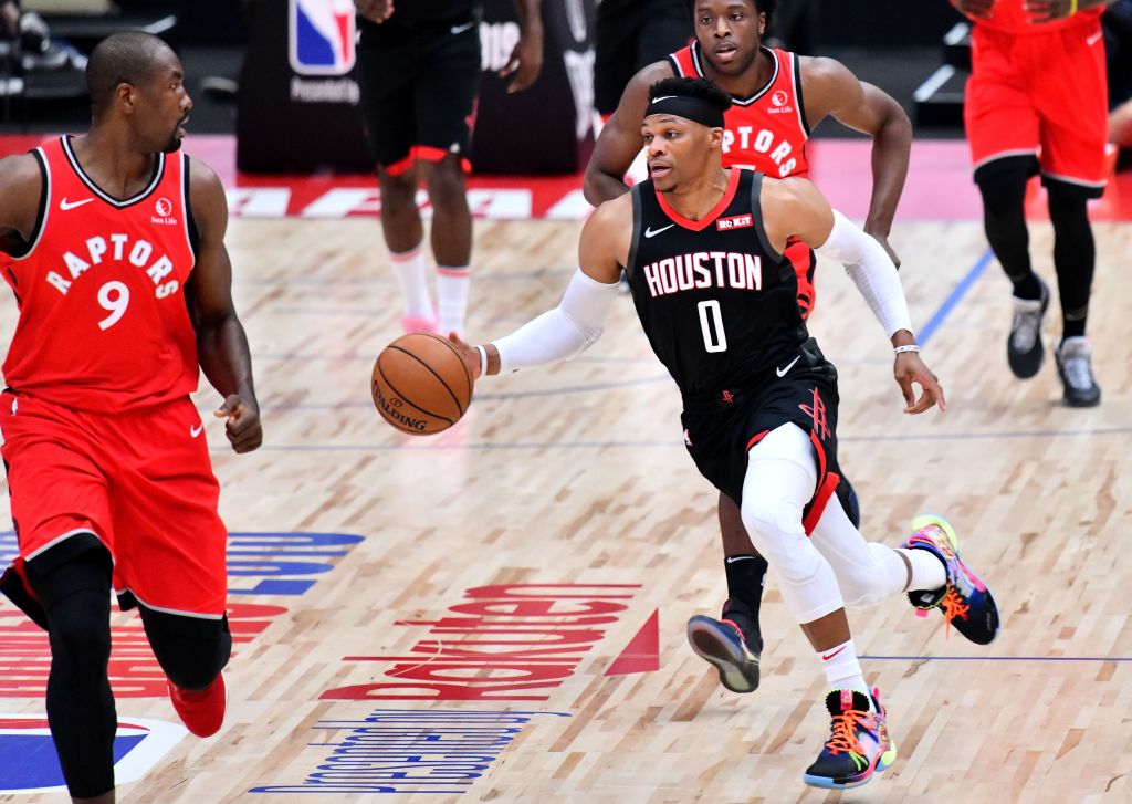 Russell Westbrook feels pretty good about reuniting with James Harden on the Rockets.