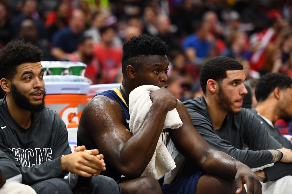 Pelicans rookie forward Zion Williamson