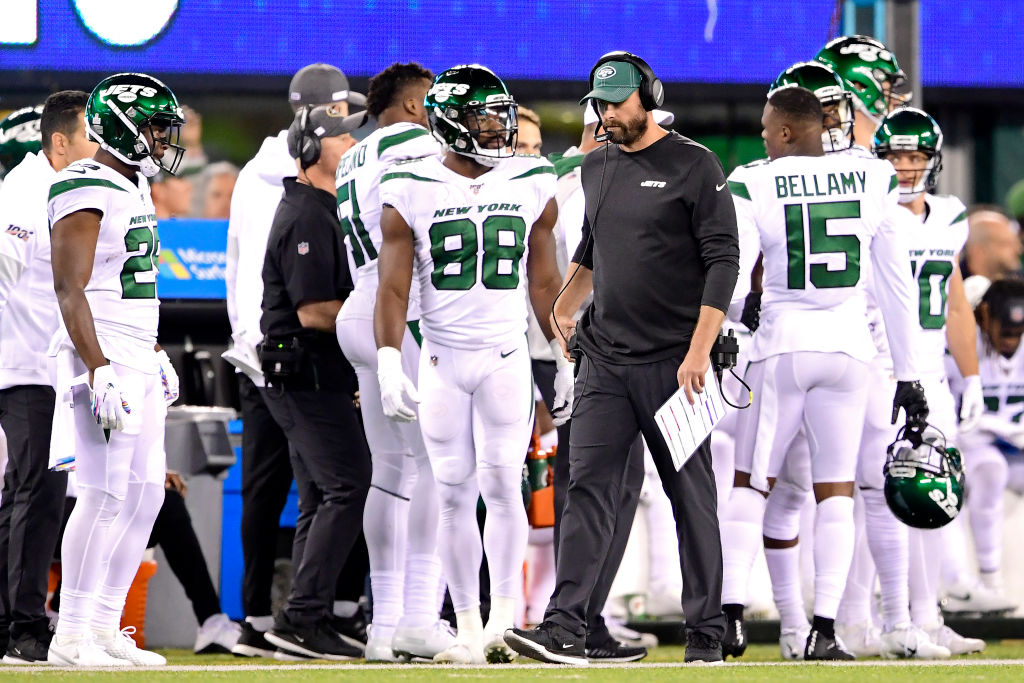 New York Jets head coach Adam Gase has struggled to develop quarterback Sam Darnold.