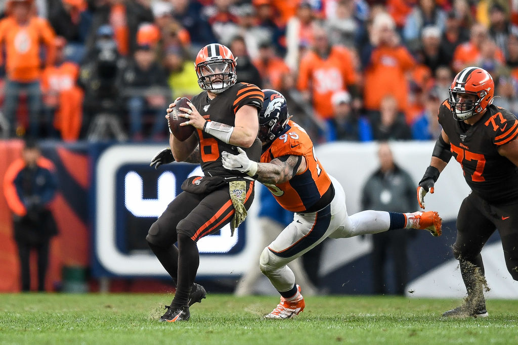Cleveland Browns quarterback Baker Mayfield has struggled this season.