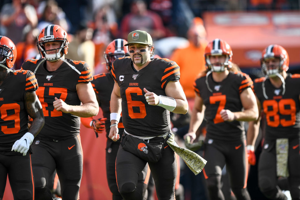 Why did Cleveland Browns quarterback Baker Mayfield shave his mustache?