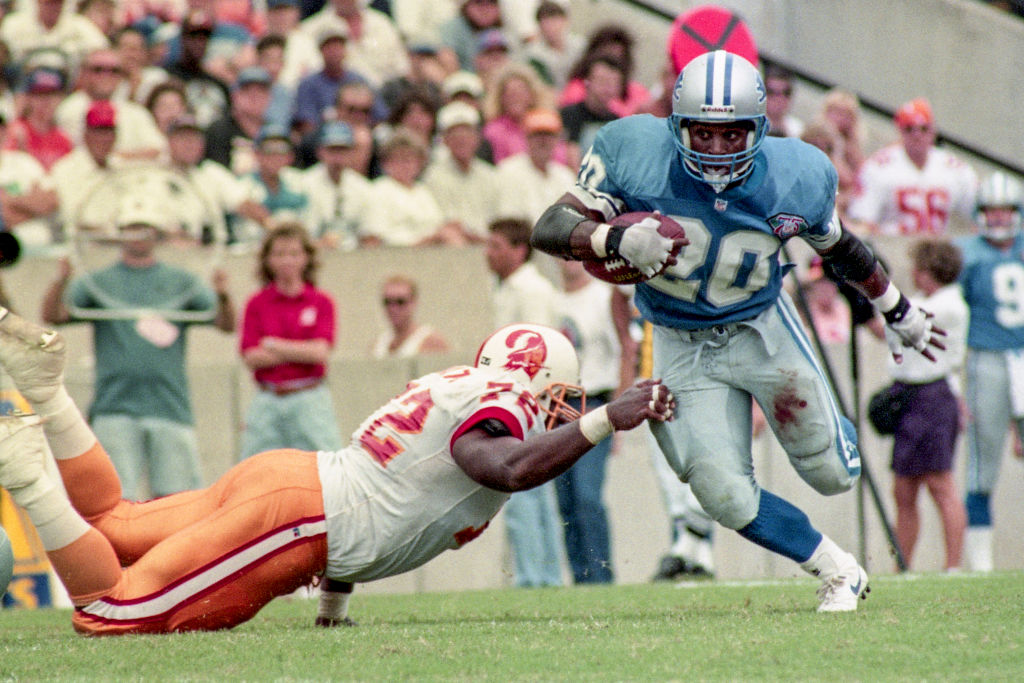We already knew Barry Sanders was probably the greatest running back in NFL history, but some new stats bolster that claim.