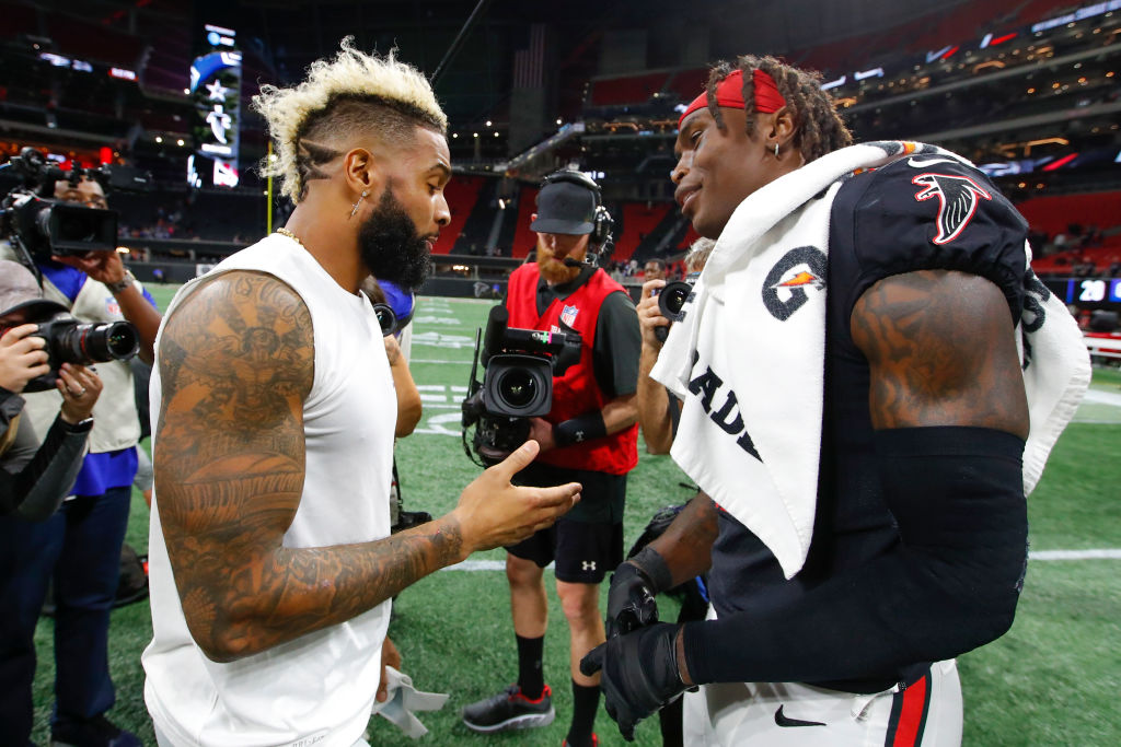 Wide receivers Odell Beckham Jr. and Julio Jones