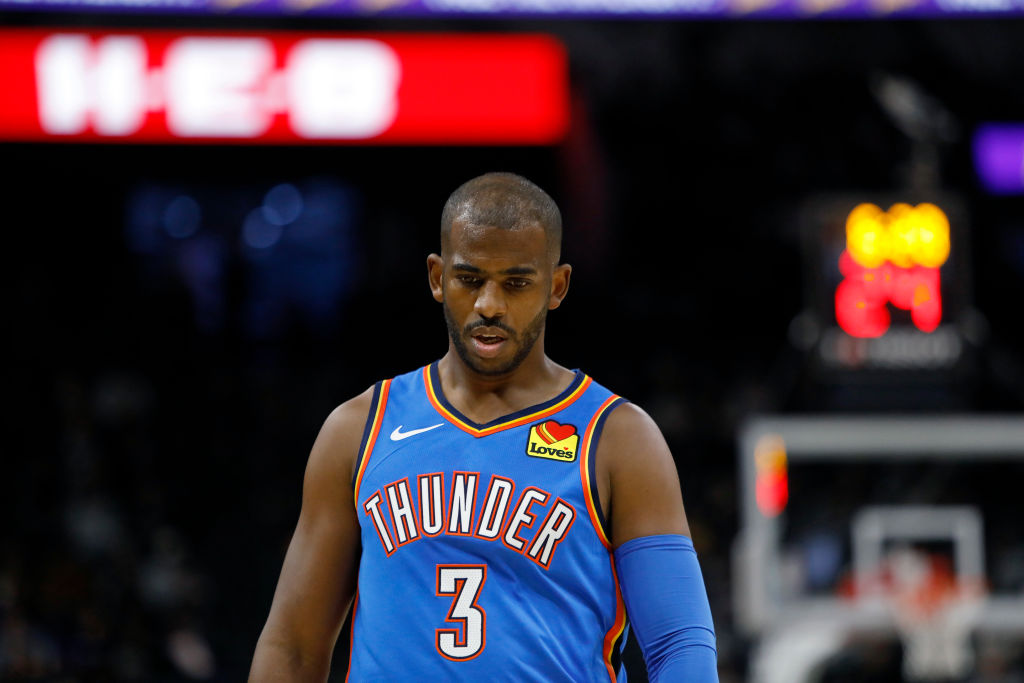 Thunder point guard Chris Paul