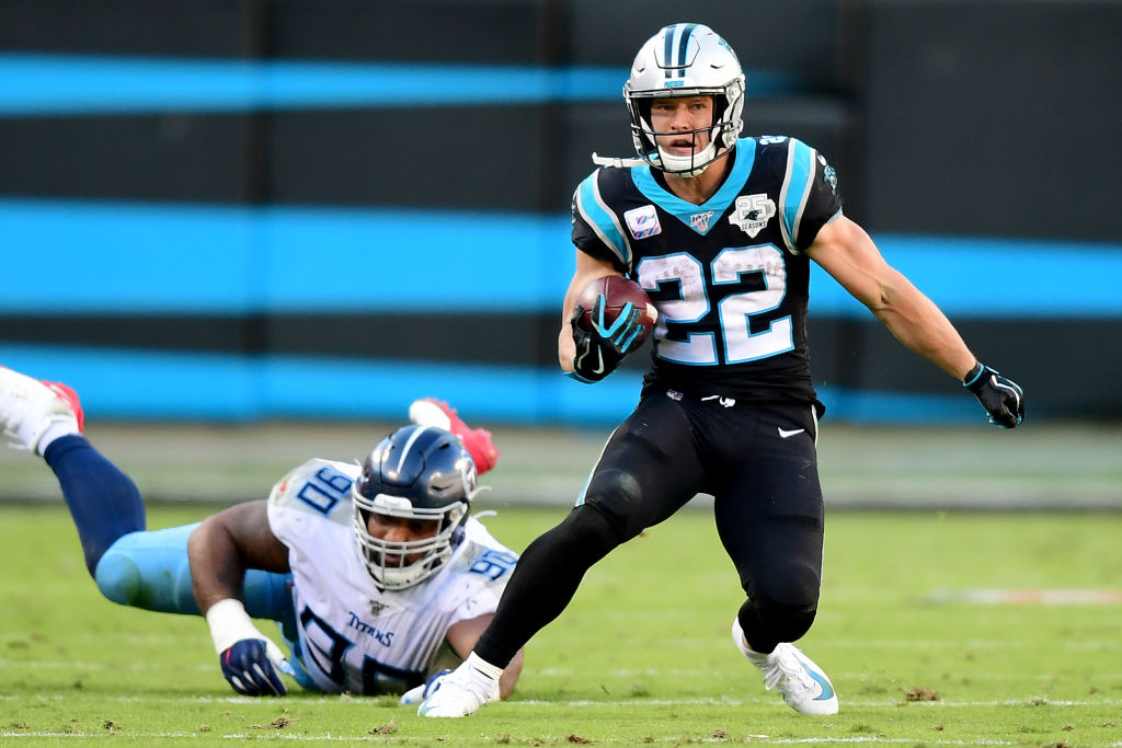 Panthers running back Christian McCaffrey