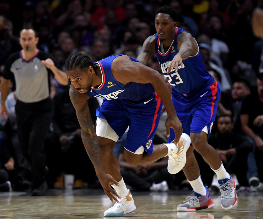 It didn't take long for the Clippers to uncork a successful play using Kawhi Leonard, Lou Williams, and Montrezl Harrell.