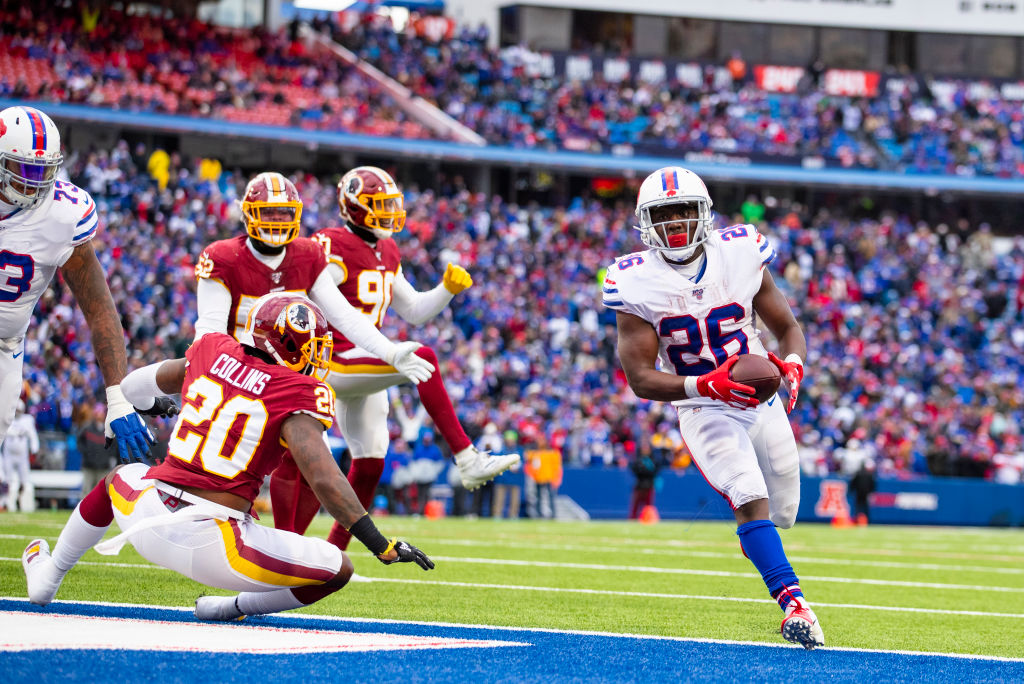 Devin Singletary finding the endzone last week against the Redskins