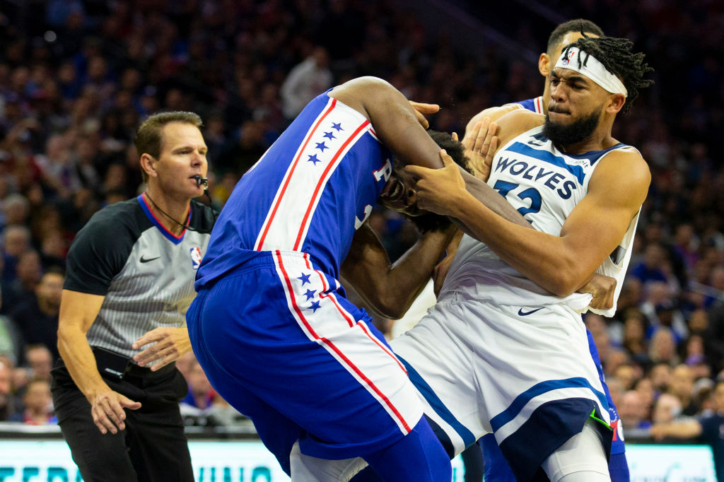 Joel Embiid's scuffle with Karl-Anthony Towns cost Embiid a two-game suspension