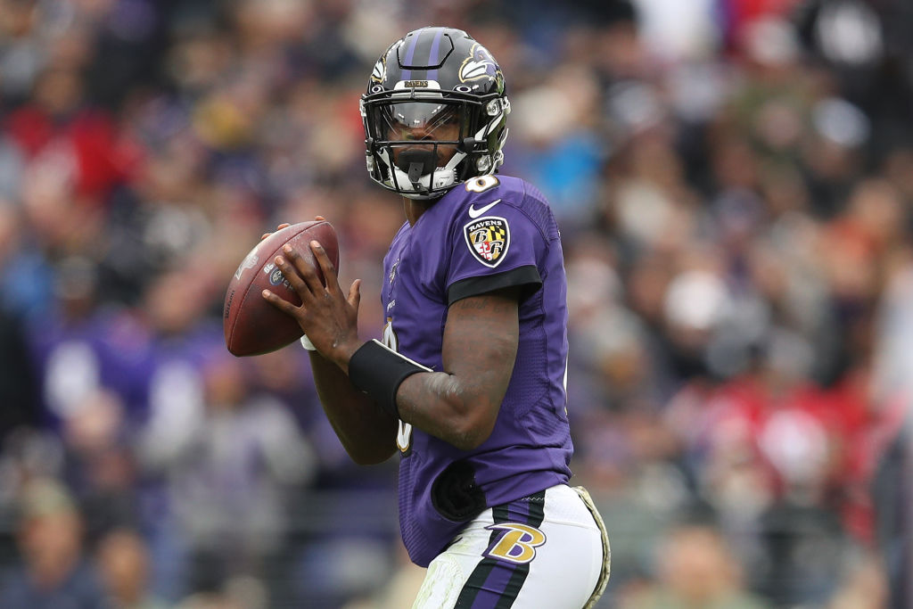 Ravens quarterback Lamar Jackson