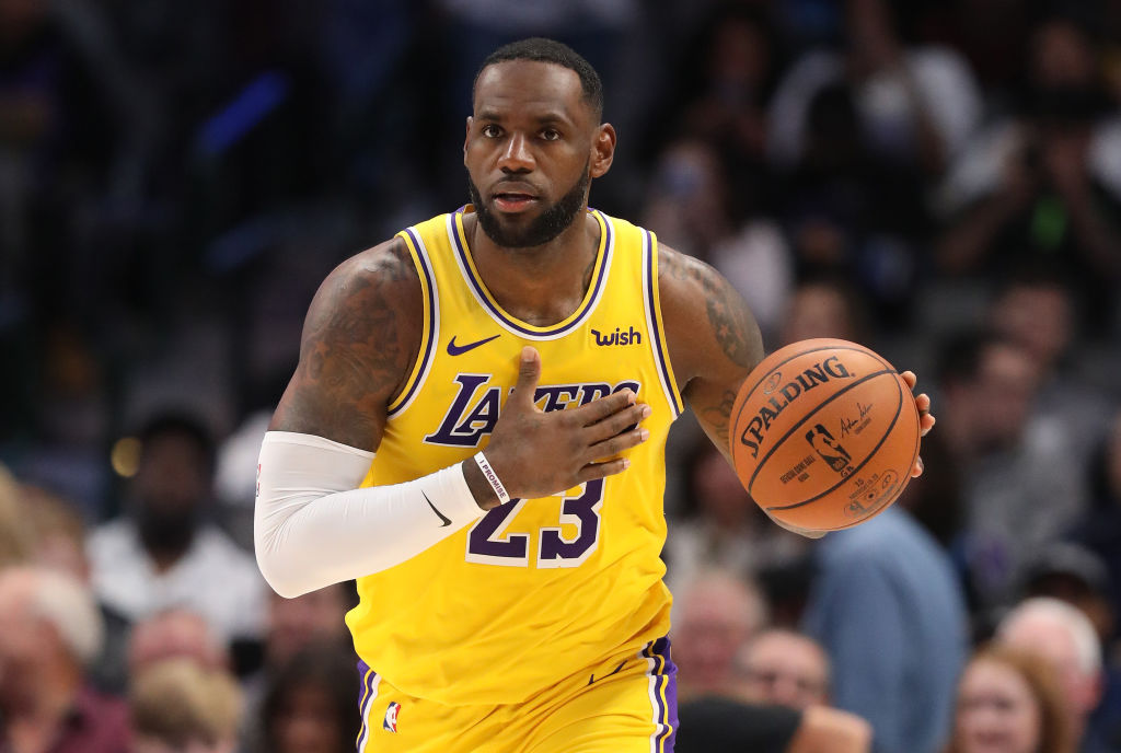 LeBron James is leading the Los Angeles Lakers on both ends of the floor.