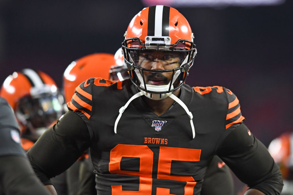 Cleveland Browns defensive end Myles Garrett is facing a massive NFL suspension.