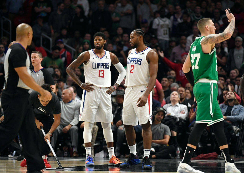 Kawhi Leonard and Paul George finally hit the court together as Los Angeles Clippers.