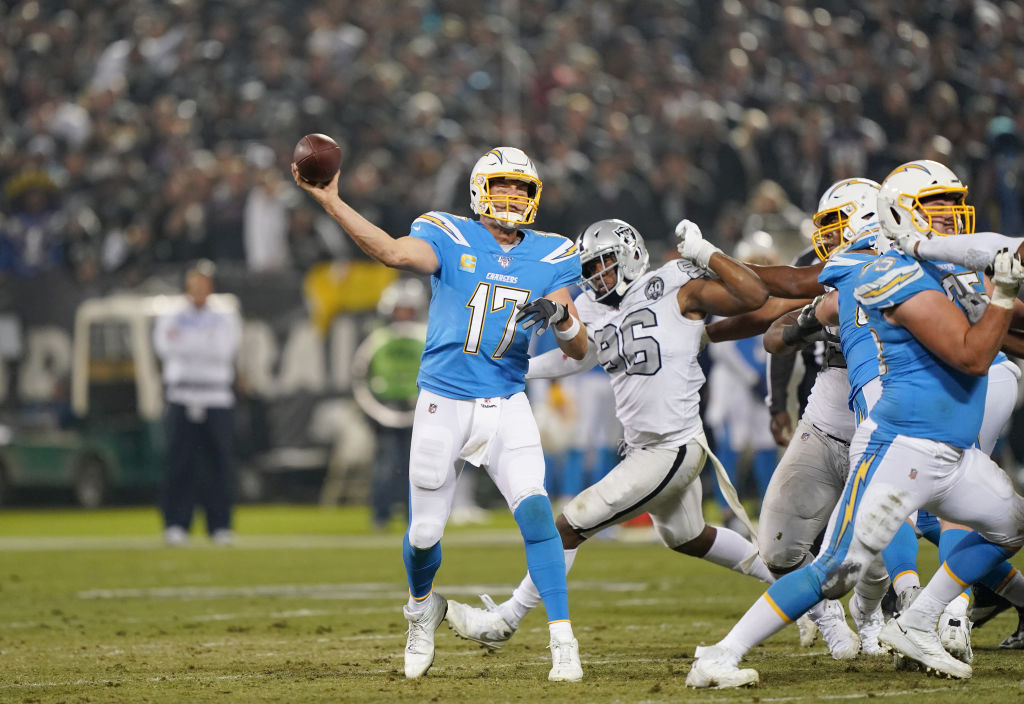 Los Angeles Chargers quarterback Philip Rivers has been an inconsistent fantasy football performer this season.