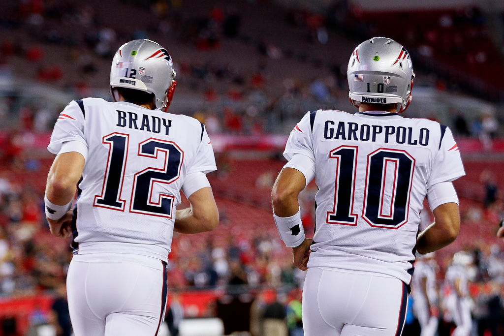 Former teammates Tom Brady and Jimmy Garoppolo could collide in Super Bowl LIV