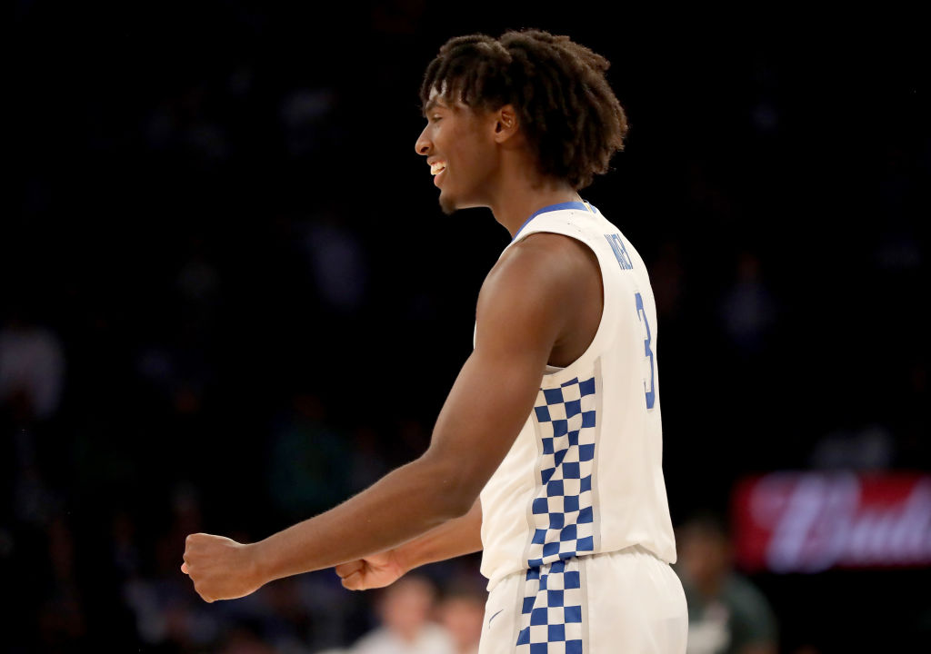 Tyrese Maxey #3 of the Kentucky Wildcats