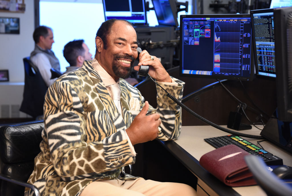 New York Knicks commentator Walt Frazier is know for his colorful language and suits.