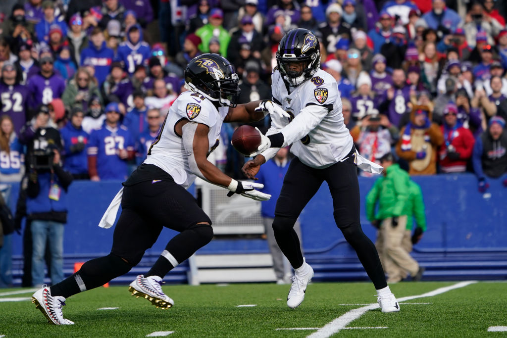The Baltimore Ravens could set the NFL's all-time rushing record in Week 17.