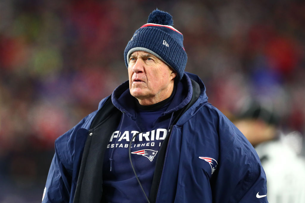 Patriots head coach Bill Belichick